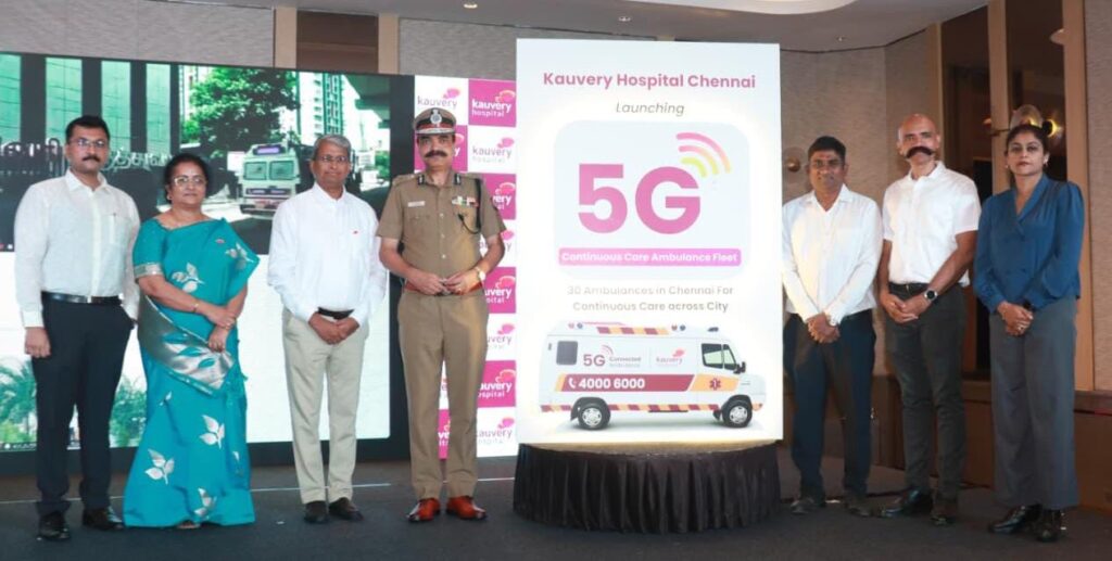 Kauvery Hospital, Chennai Launches 5G Continuous Care Ambulance Fleet with Real-Time Patient Monitoring and Remote Clinical Support