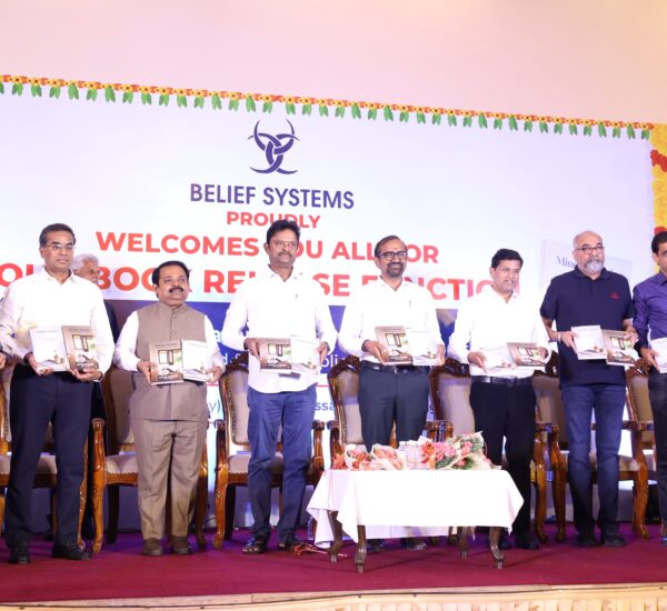 Minister Launches Balaji Seshadri’s Books on Belief Systems and Human Resource Management
