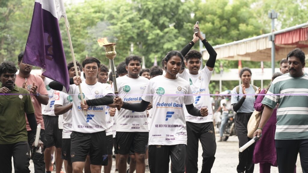 ROM 2026 – The Physio Run for Drug-Free India Concludes at SRM Institute of Science and Technology